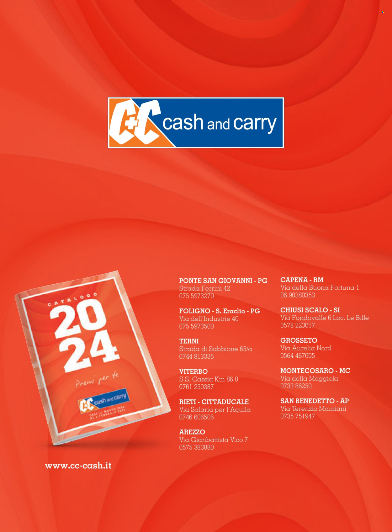 thumbnail - Volantino C+C Cash & Carry - 11/3/2024 - 2/2/2025 - Prodotti in offerta - San Benedetto. Pagina 60.
