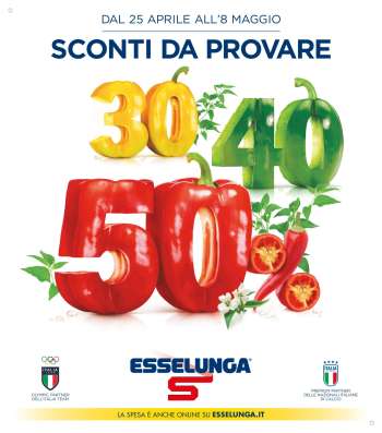 thumbnail - Volantino Esselunga - SCONTI 30 - 40 - 50 %