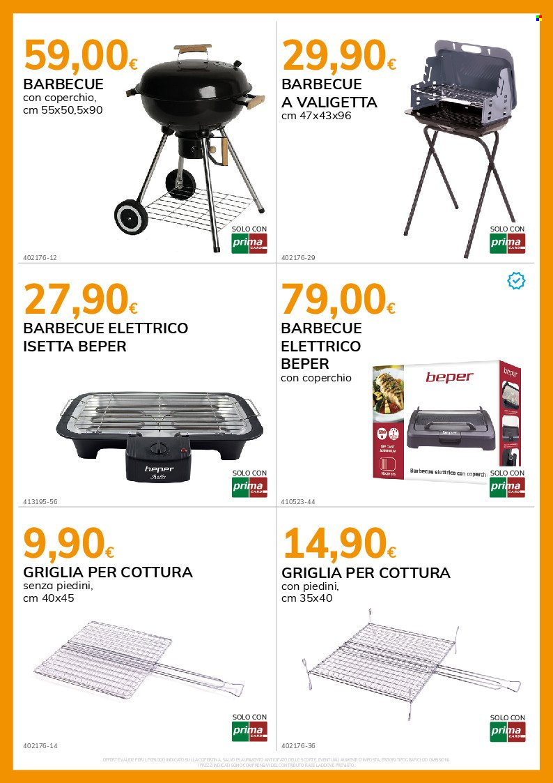 thumbnail - Volantino Basko - 2/5/2024 - 24/6/2024 - Prodotti in offerta - coperta, barbecue, barbecue elettrico. Pagina 10.