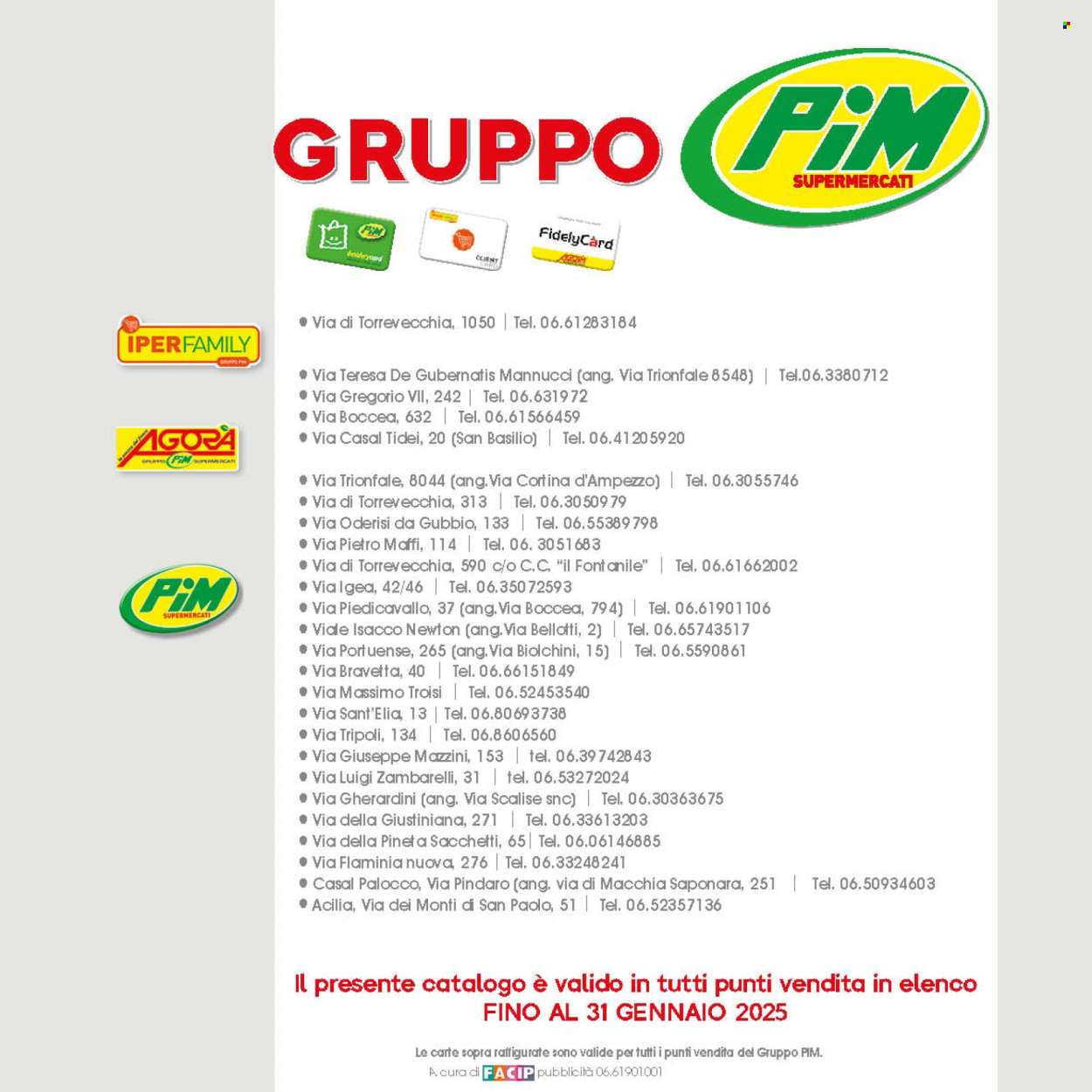 thumbnail - Volantino Pim Supermercati - 3/5/2024 - 31/1/2025 - Prodotti in offerta - sacchetti. Pagina 64.