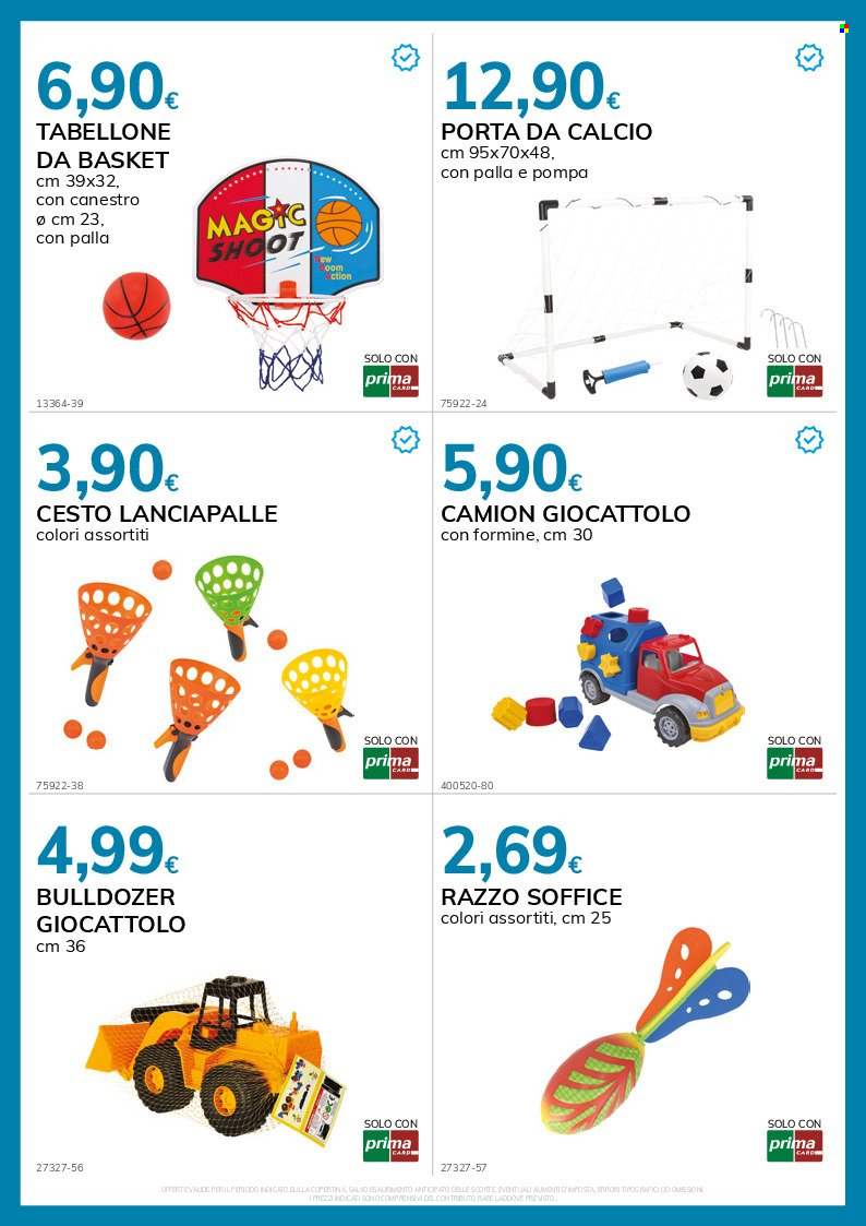 thumbnail - Volantino Basko - 11/6/2024 - 19/8/2024 - Prodotti in offerta - coperta, cesto, pompa, camion, giocattoli. Pagina 16.