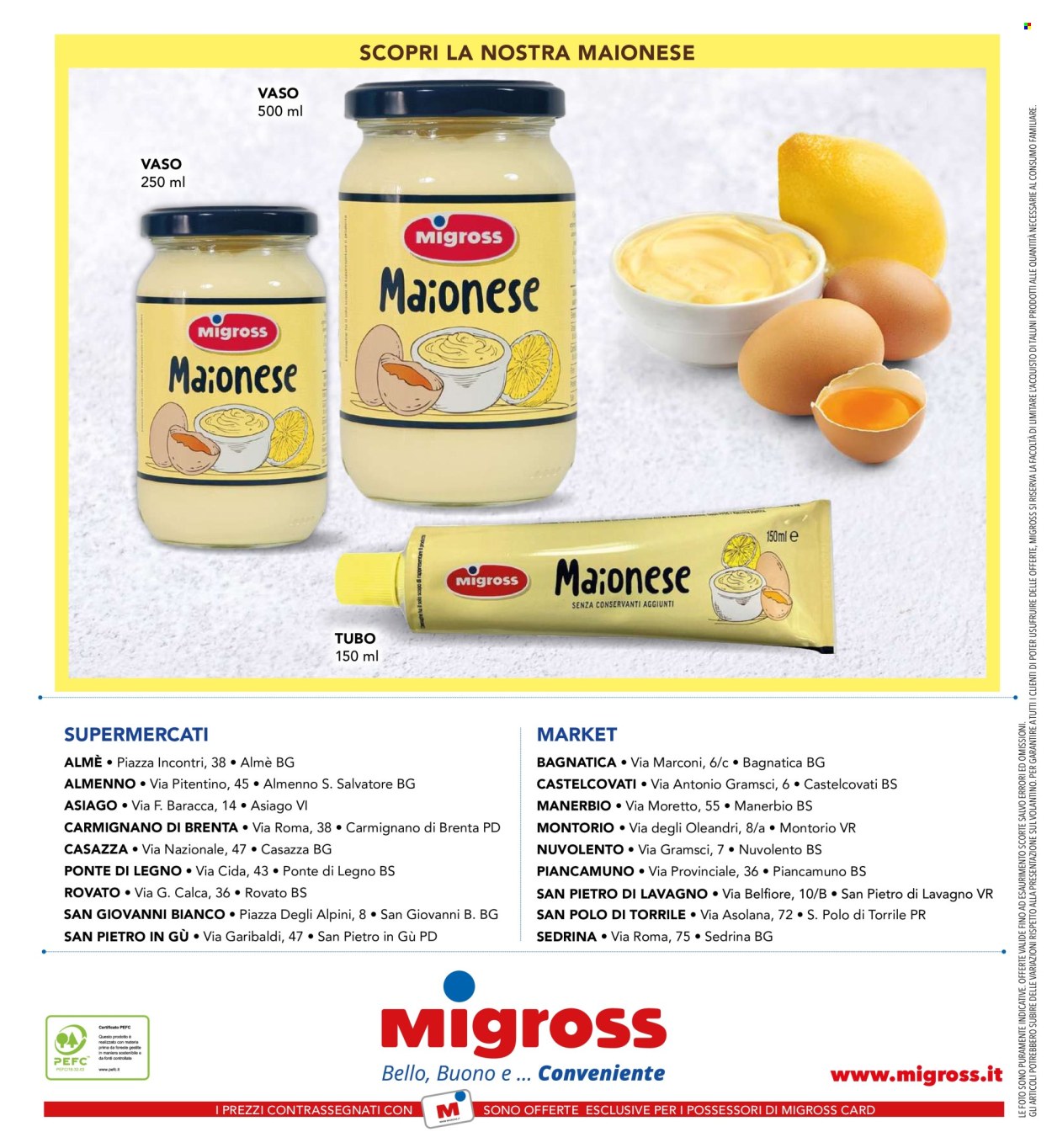 thumbnail - Volantino Migross - 20/6/2024 - 3/7/2024 - Prodotti in offerta - formaggio, Asiago, maionese. Pagina 16.