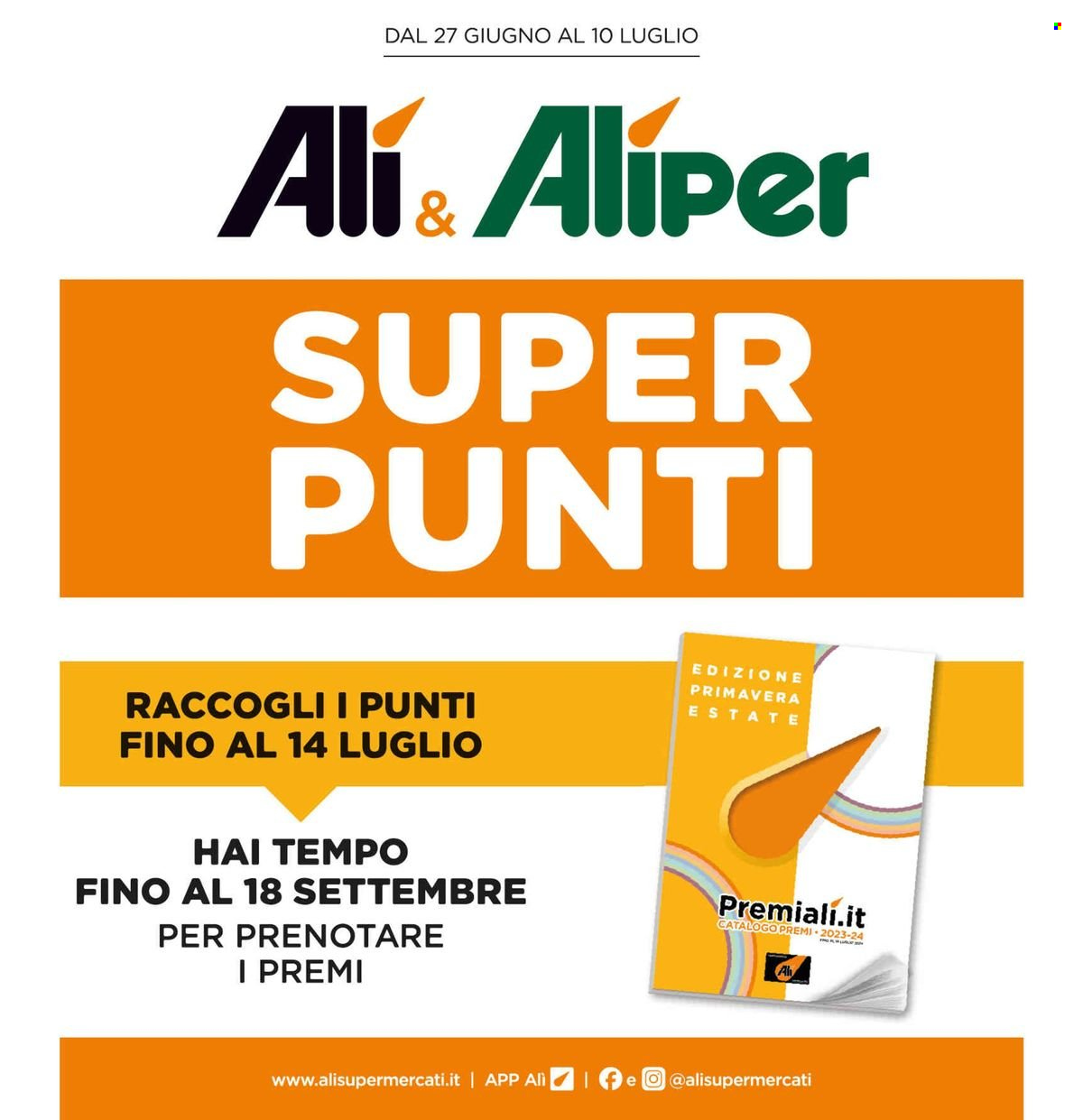 thumbnail - Volantino Alì Supermercati - 27/6/2024 - 10/7/2024.