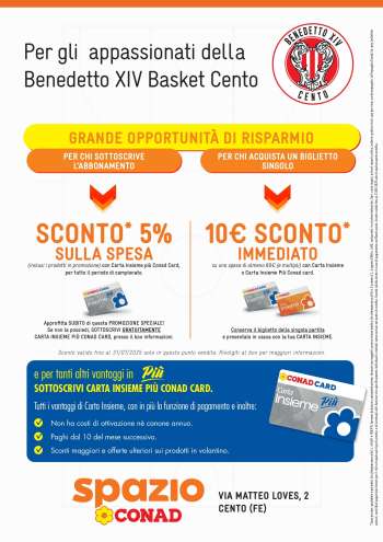 Volantino Spazio Conad - 16/8/2024 - 31/7/2025.