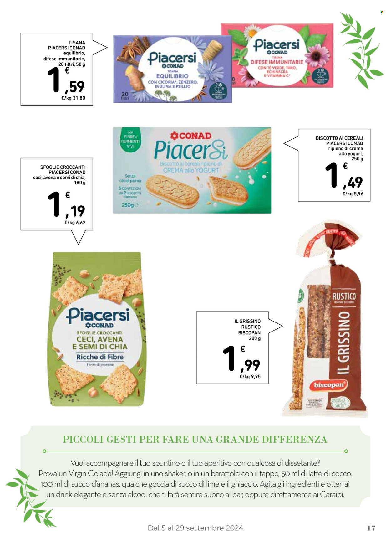 Volantino Conad - 5/9/2024 - 29/9/2024. Pagina 17