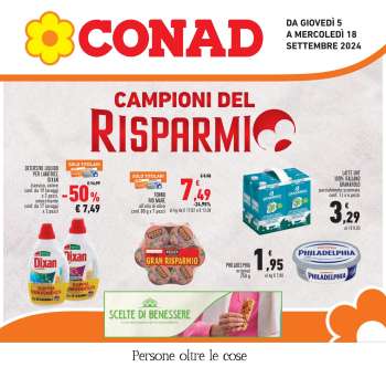 Volantino Conad - 5/9/2024 - 18/9/2024.