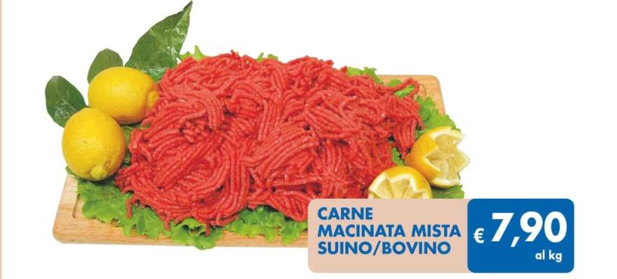 CARNE MACINATA MISTA SUINO/ BOVINO 1000 g