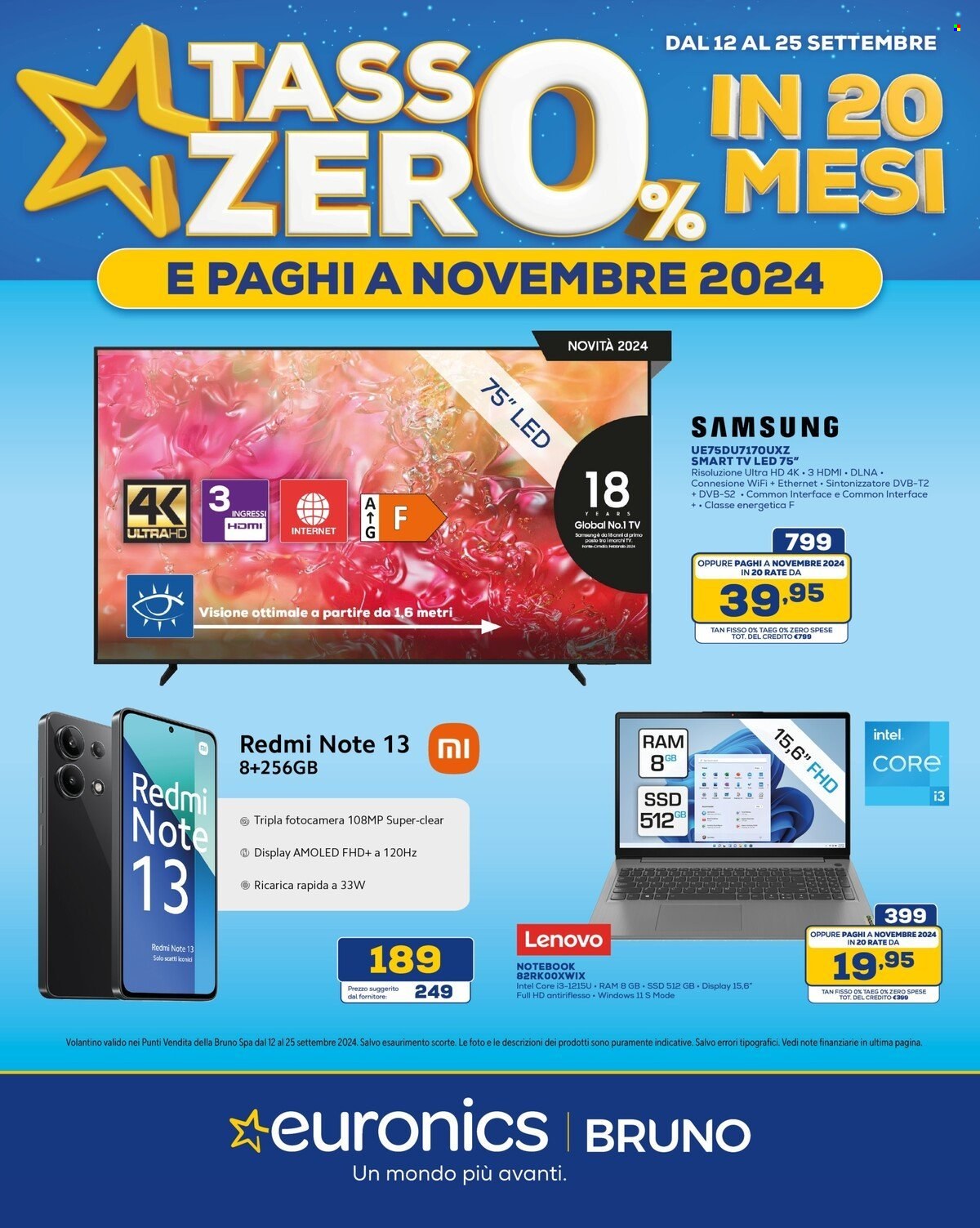 Volantino Euronics - 12/9/2024 - 25/9/2024. Pagina 2