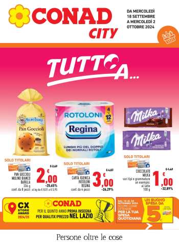 Volantino Conad City - 18/9/2024 - 2/10/2024.