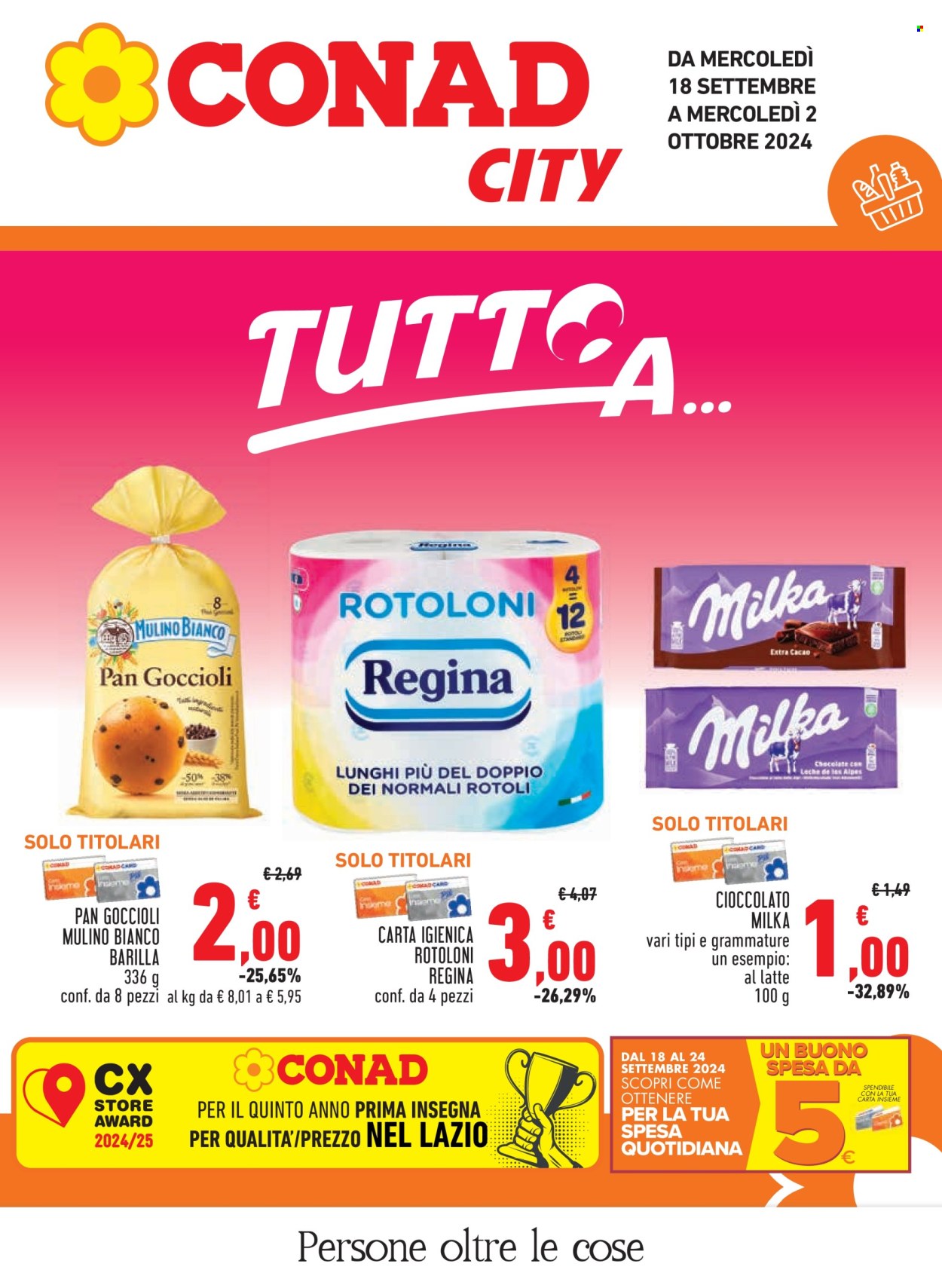 Volantino Conad City - 18/9/2024 - 2/10/2024. Pagina 1