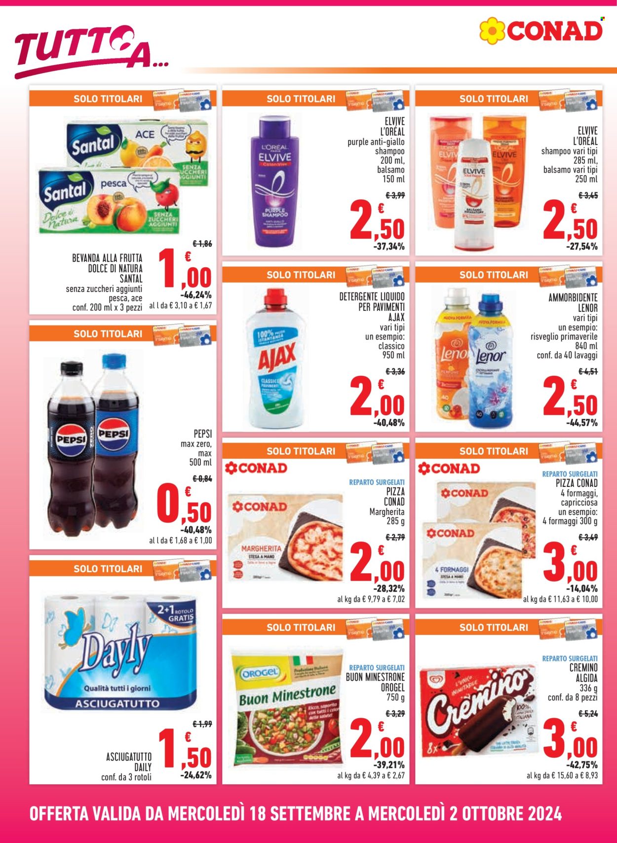 Volantino Conad City - 18/9/2024 - 2/10/2024. Pagina 4