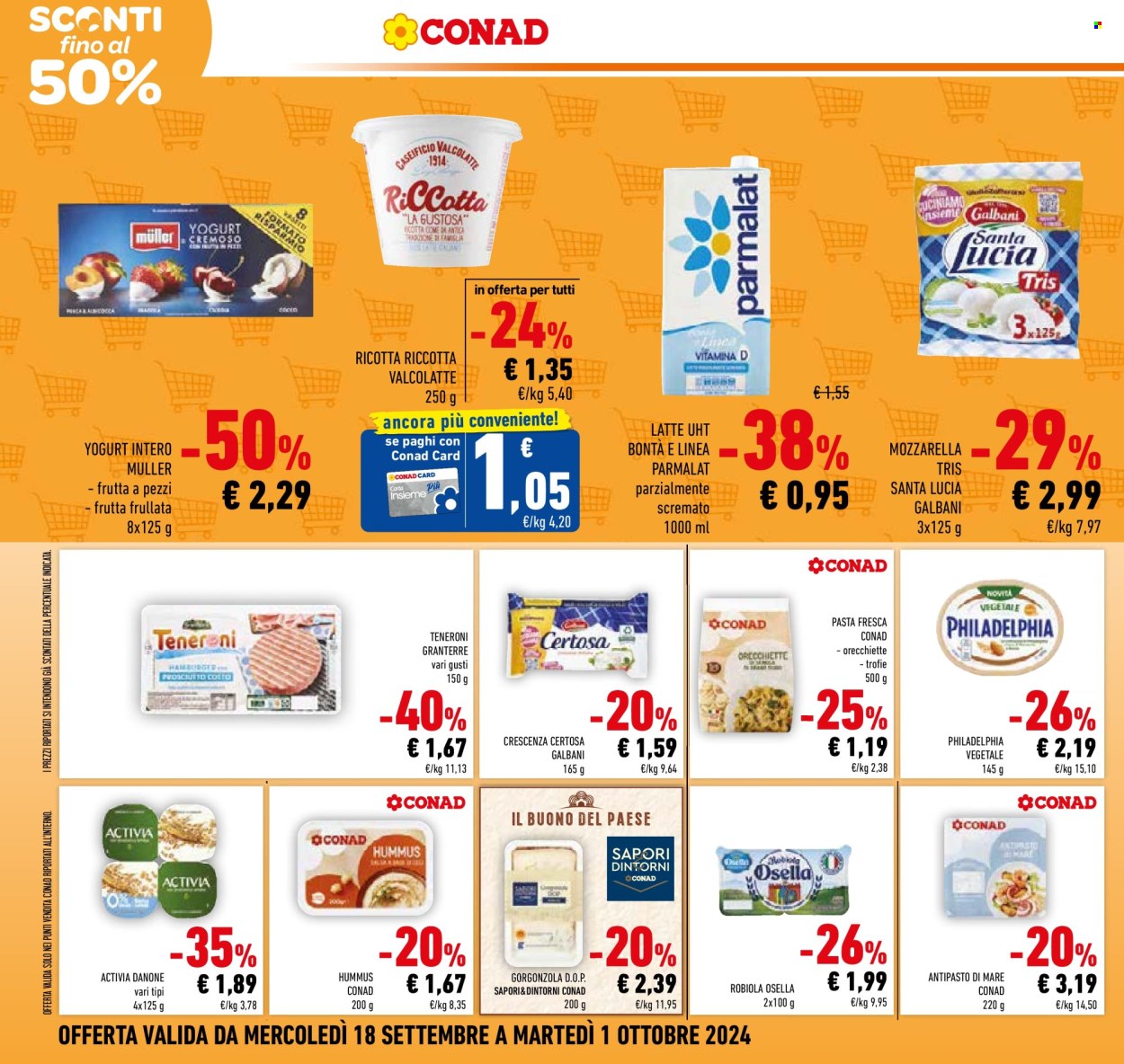 Volantino Conad - 18/9/2024 - 1/10/2024. Pagina 4