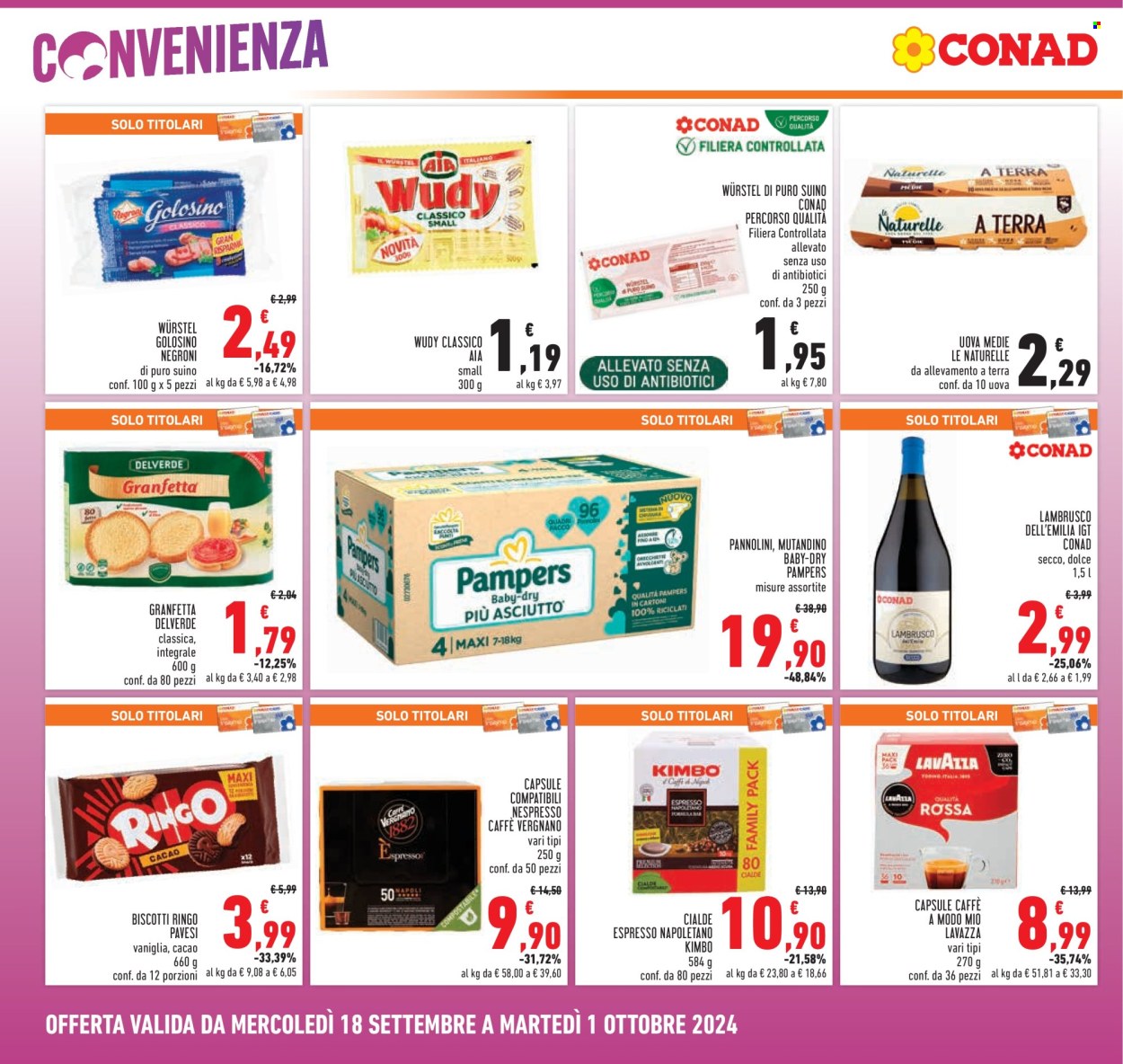 Volantino Conad - 18/9/2024 - 1/10/2024. Pagina 2