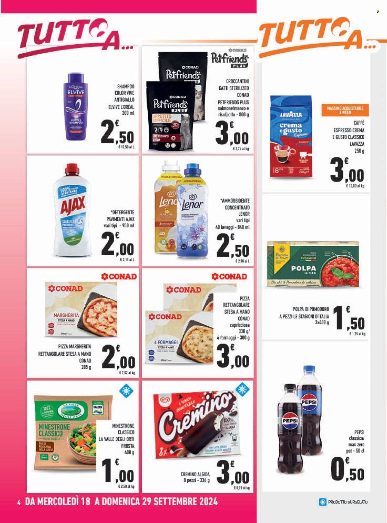 Volantino Conad City - 18/9/2024 - 29/9/2024. Pagina 4