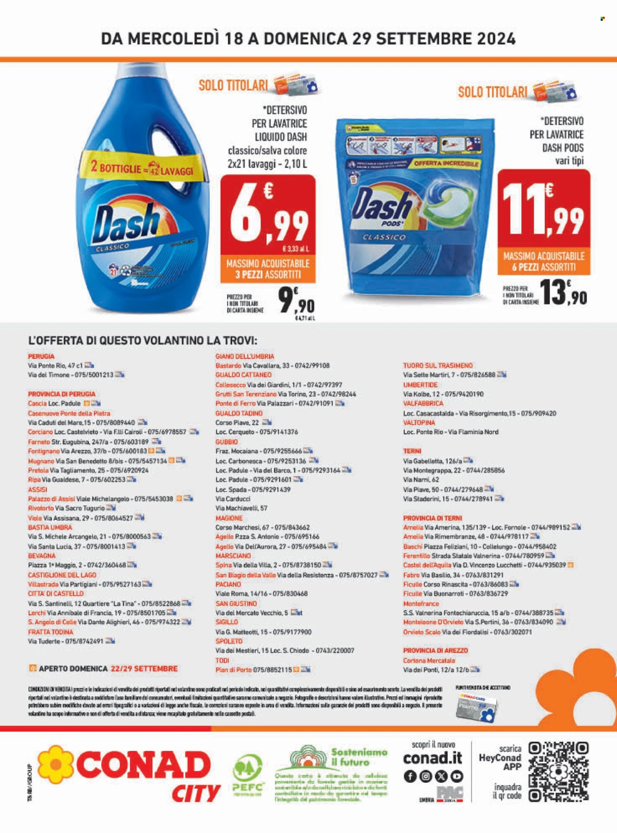 Volantino Conad City - 18/9/2024 - 29/9/2024. Pagina 16