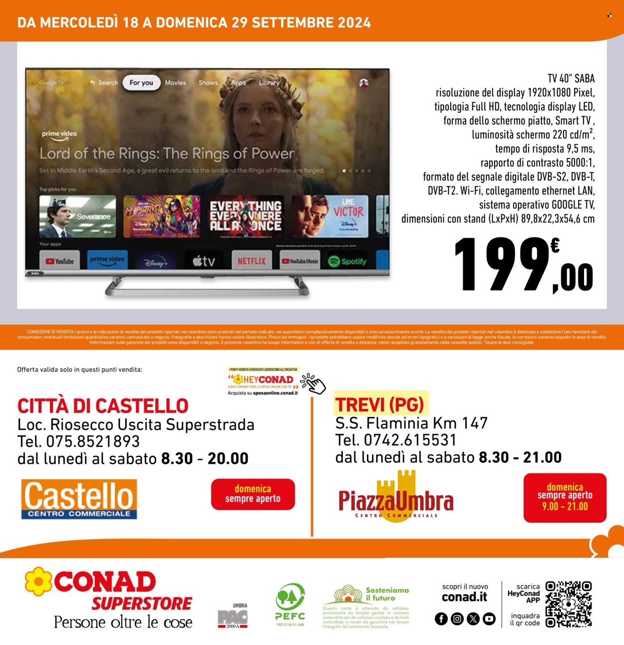 Volantino Conad Superstore - 18/9/2024 - 29/9/2024. Pagina 4