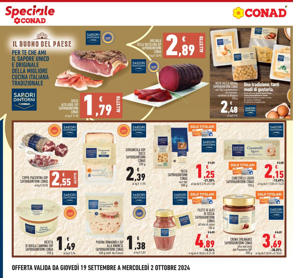 Volantino Conad - 19/9/2024 - 2/10/2024. Pagina 2