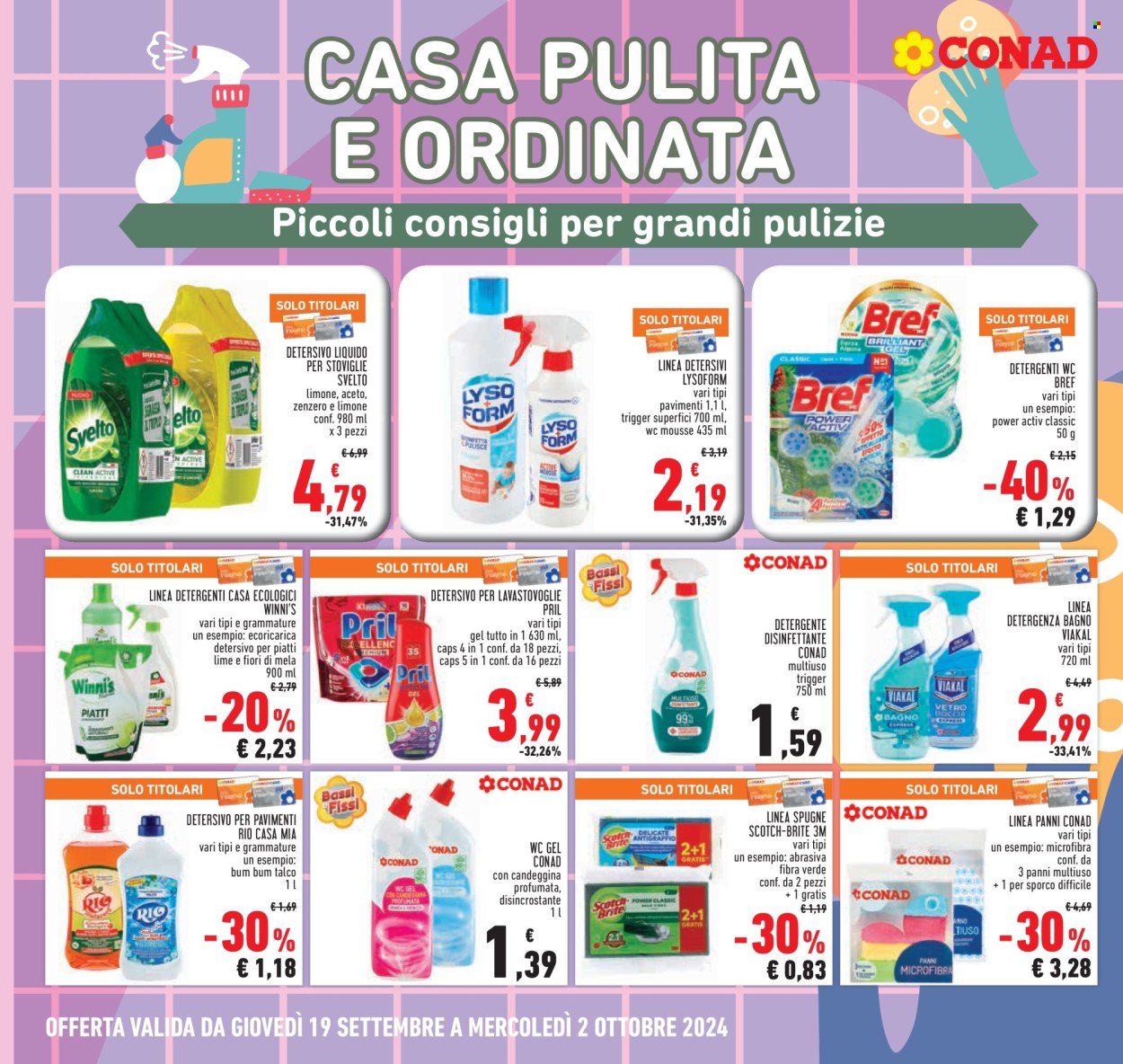 Volantino Conad - 19/9/2024 - 2/10/2024. Pagina 22