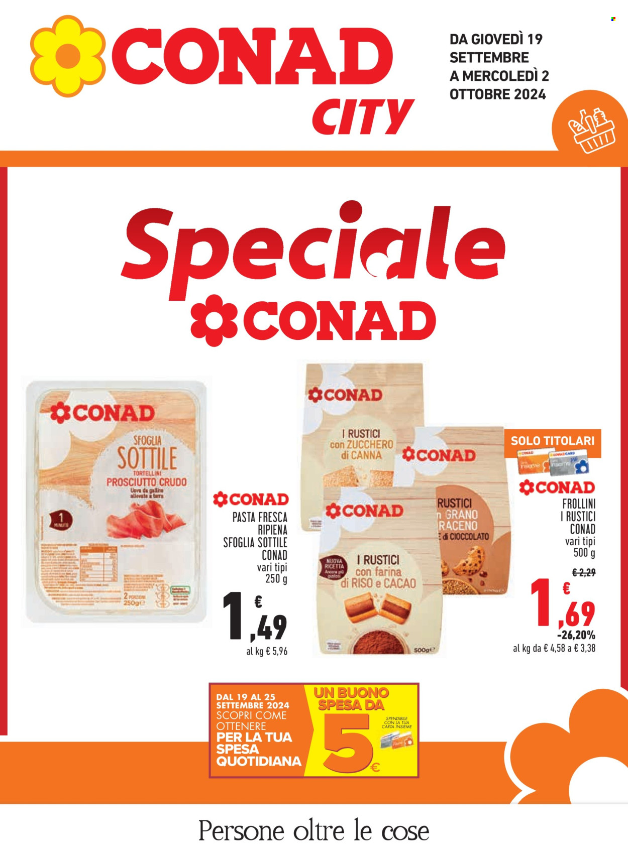 Volantino Conad - 19/9/2024 - 2/10/2024. Pagina 1