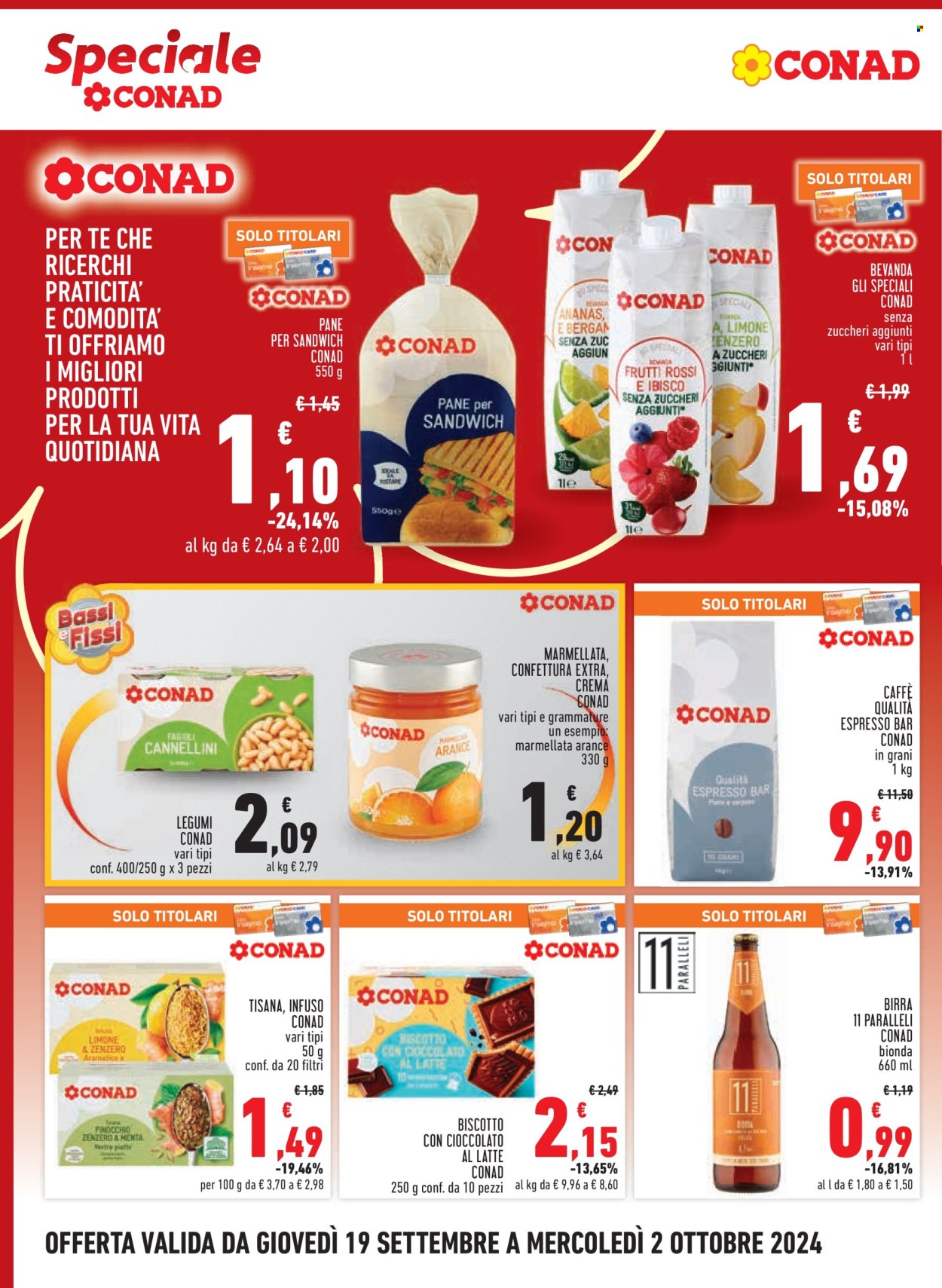 Volantino Conad - 19/9/2024 - 2/10/2024. Pagina 8