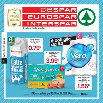 Volantino Interspar - 16/9/2024 - 26/9/2024.