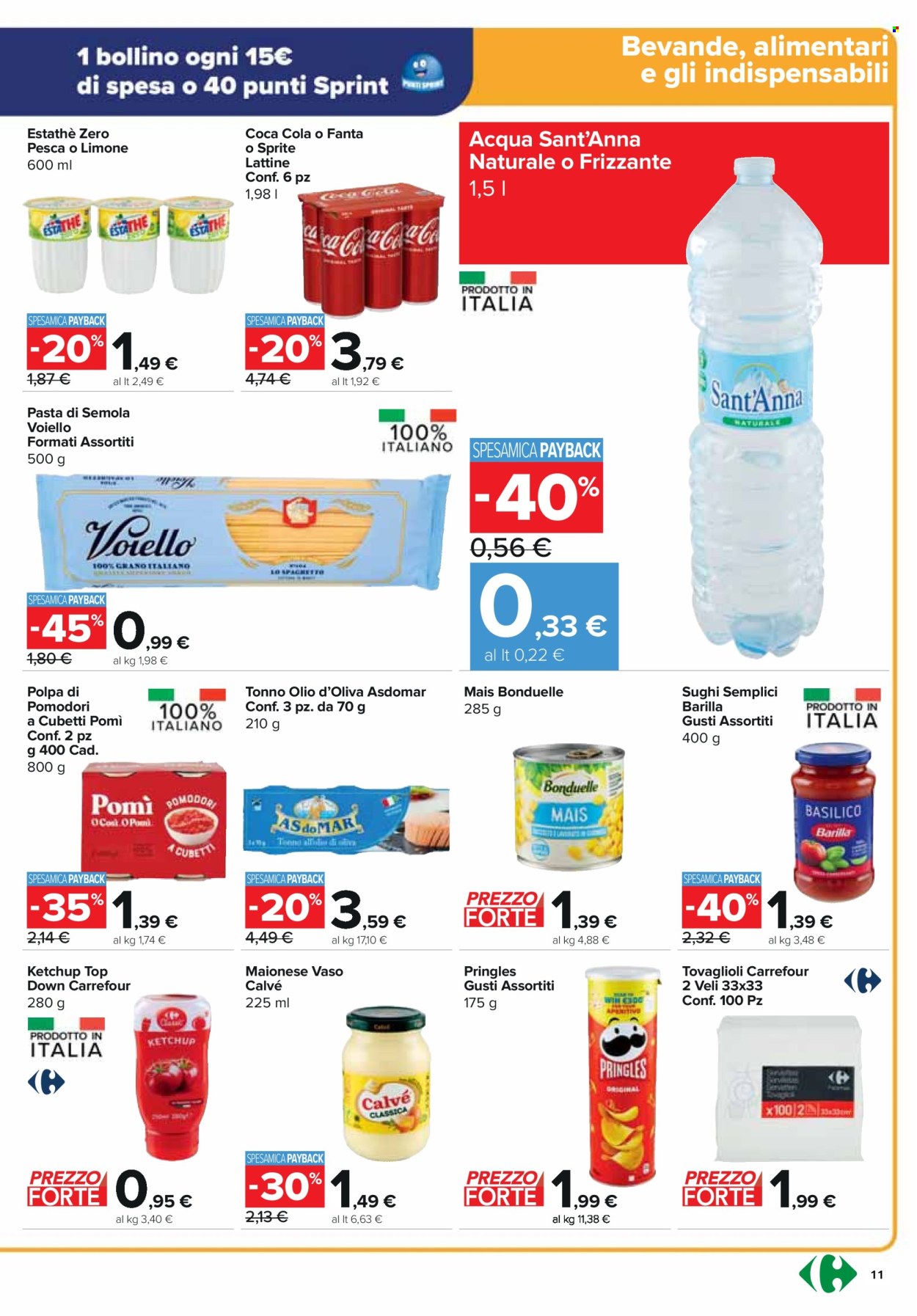 Volantino Carrefour - 19/9/2024 - 1/10/2024. Pagina 11