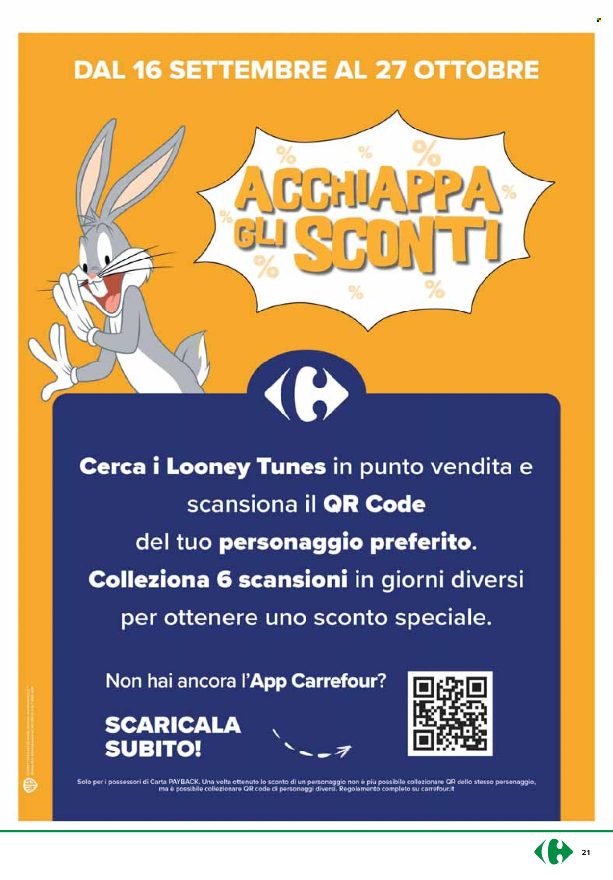 Volantino Carrefour - 19/9/2024 - 1/10/2024. Pagina 21