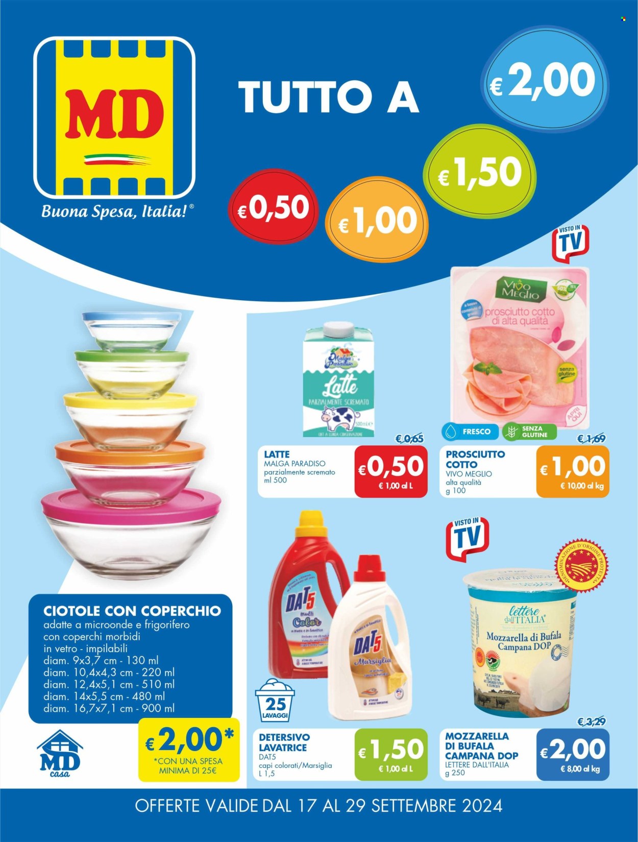 Volantino MD Discount - 17/9/2024 - 29/9/2024. Pagina 1