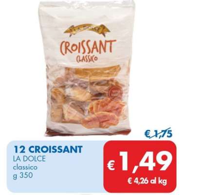 LA DOLCE 12 CROISSANT 350 g