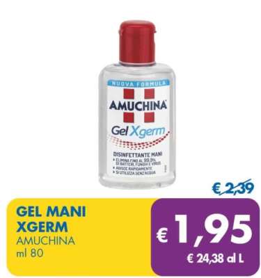 AMUCHINA GEL MANI XGERM 80 ml