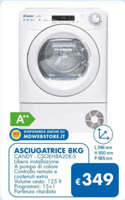 ASCIUGATRICE 8KG