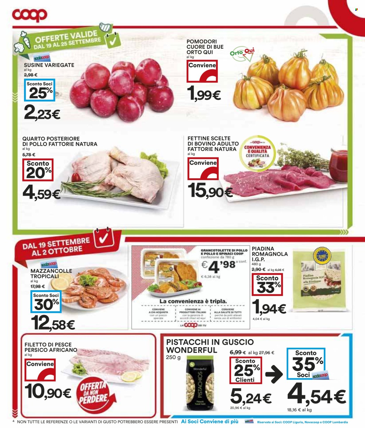 Volantino Coop - 19/9/2024 - 2/10/2024. Pagina 4