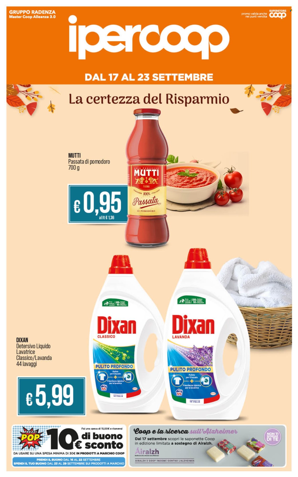 Volantino Coop - 17/9/2024 - 23/9/2024. Pagina 1