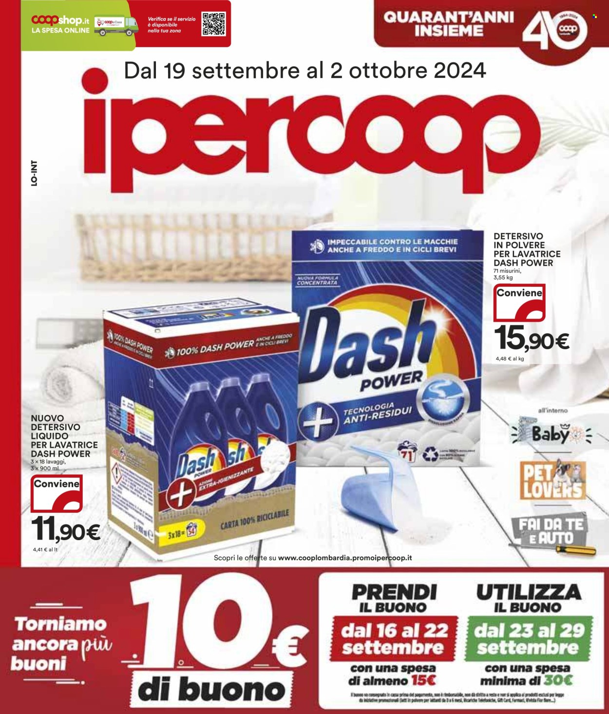 Volantino Coop - 19/9/2024 - 2/10/2024. Pagina 1