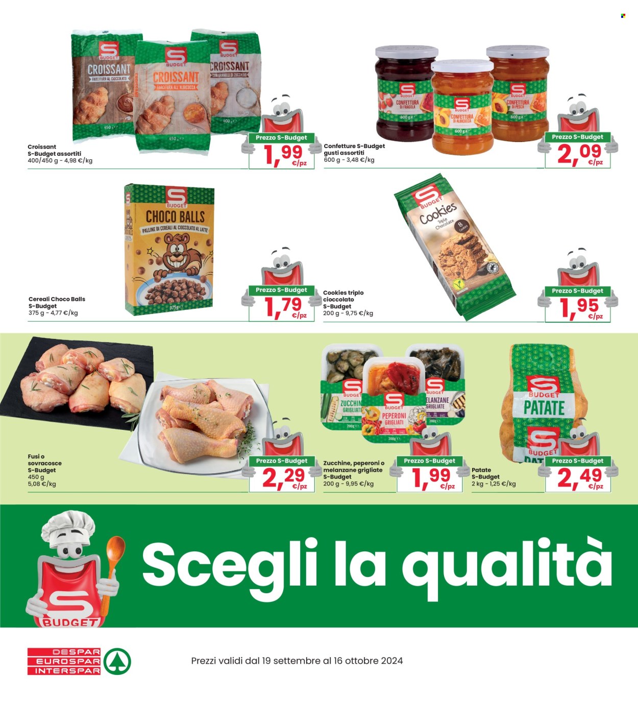 Volantino Eurospar - 19/9/2024 - 16/10/2024. Pagina 4