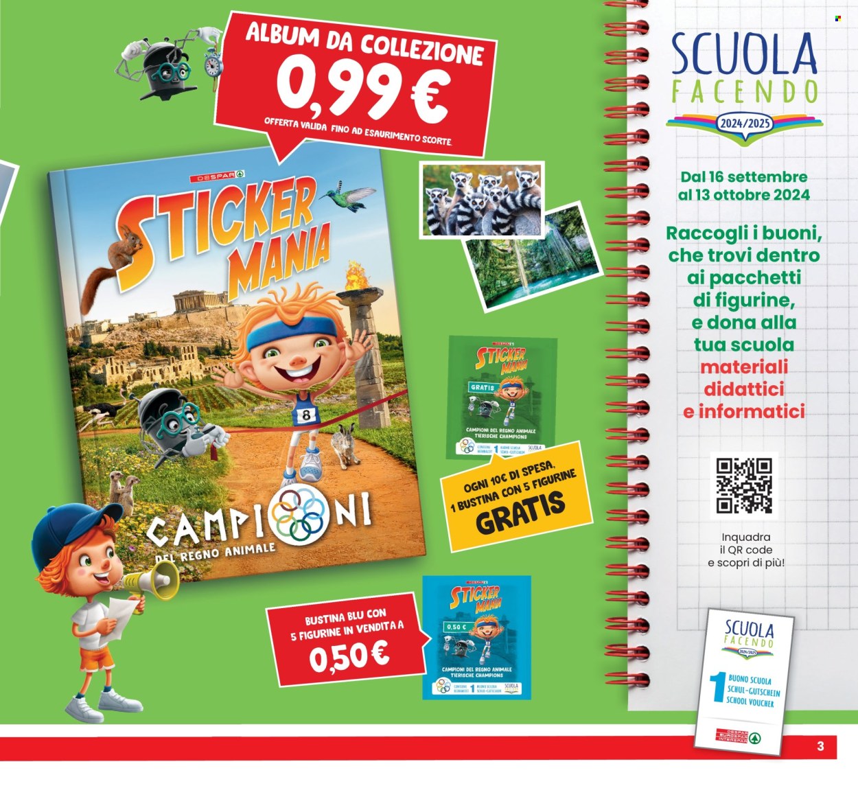 Volantino Eurospar - 19/9/2024 - 2/10/2024. Pagina 3