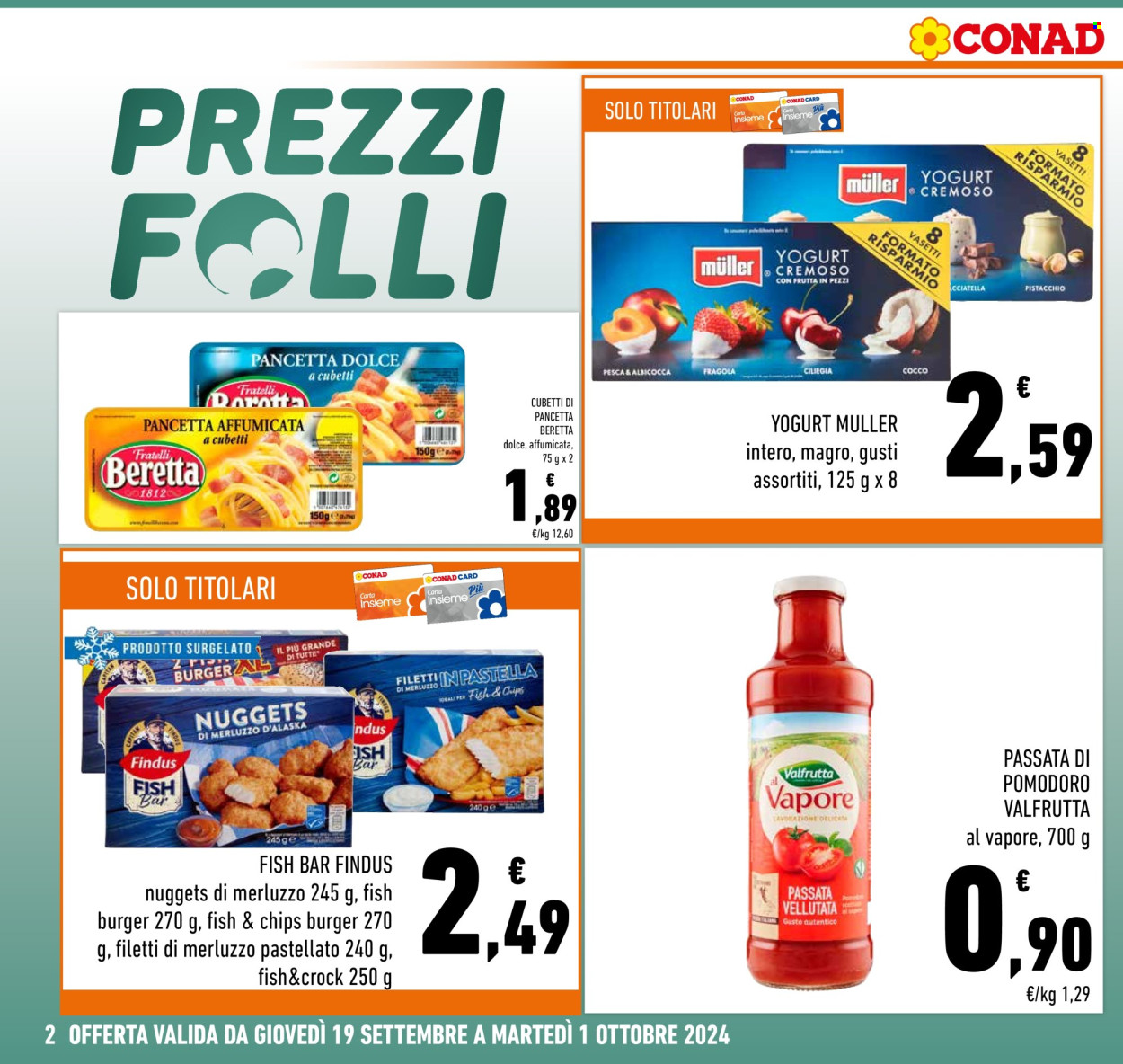 Volantino Conad - 19/9/2024 - 1/10/2024. Pagina 2