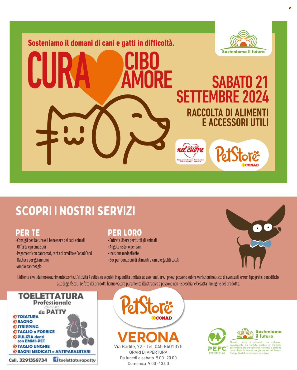 Volantino Pet Store Conad - 19/9/2024 - 16/10/2024. Pagina 8