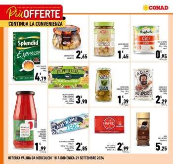 Volantino Conad - 18/9/2024 - 29/9/2024.