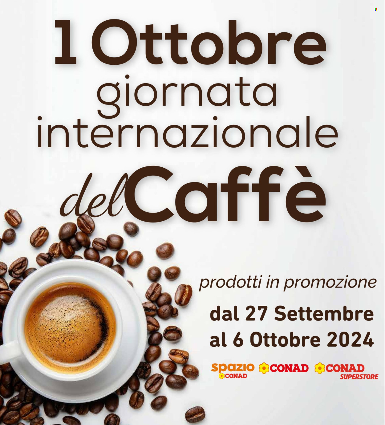 Volantino Conad - 27/9/2024 - 6/10/2024. Pagina 1