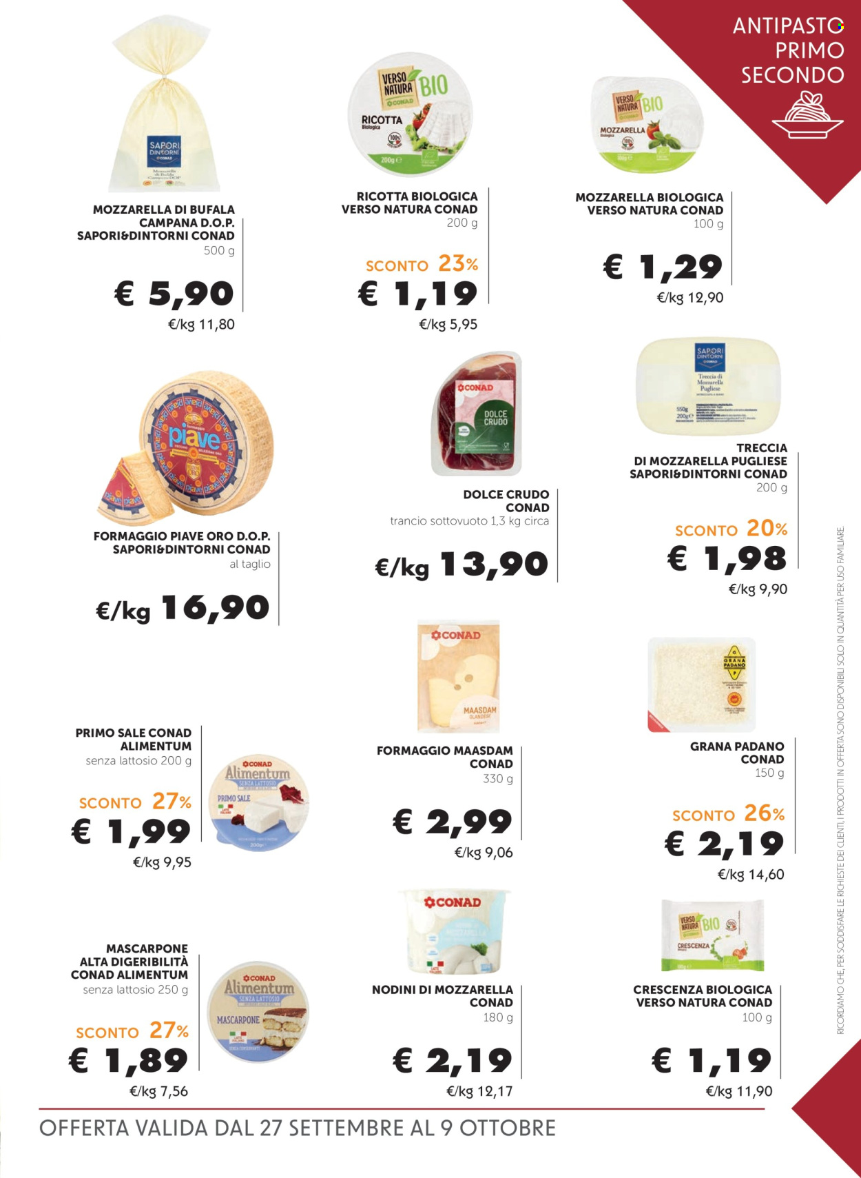 Volantino Conad - 27/9/2024 - 9/10/2024. Pagina 7