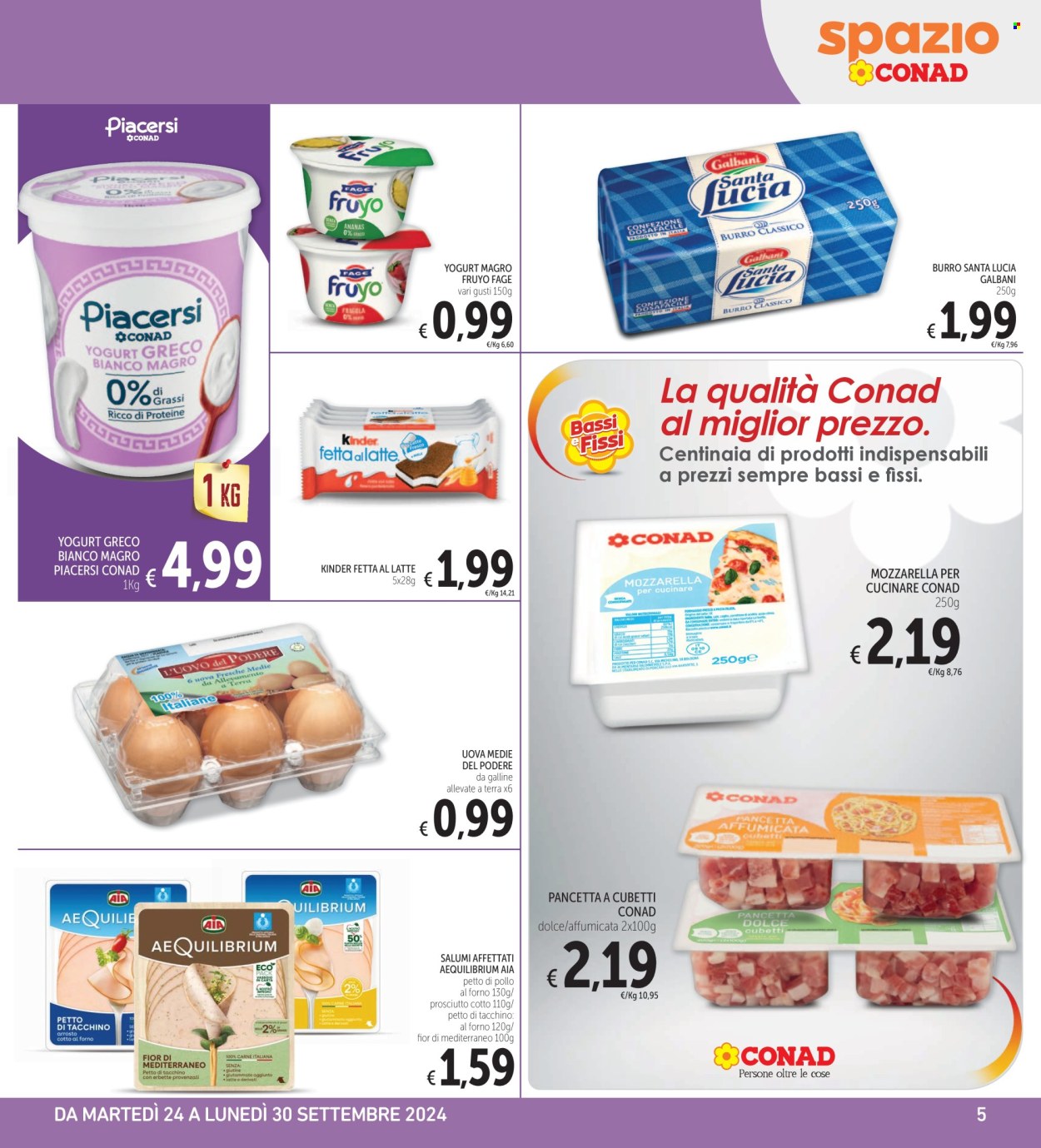 Volantino Spazio Conad - 24/9/2024 - 30/9/2024. Pagina 5