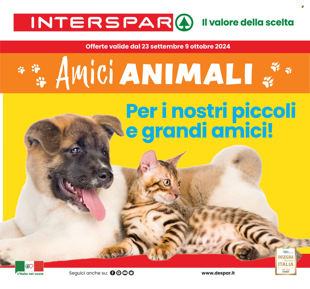 Volantino Interspar - 23/9/2024 - 9/10/2024. Pagina 1