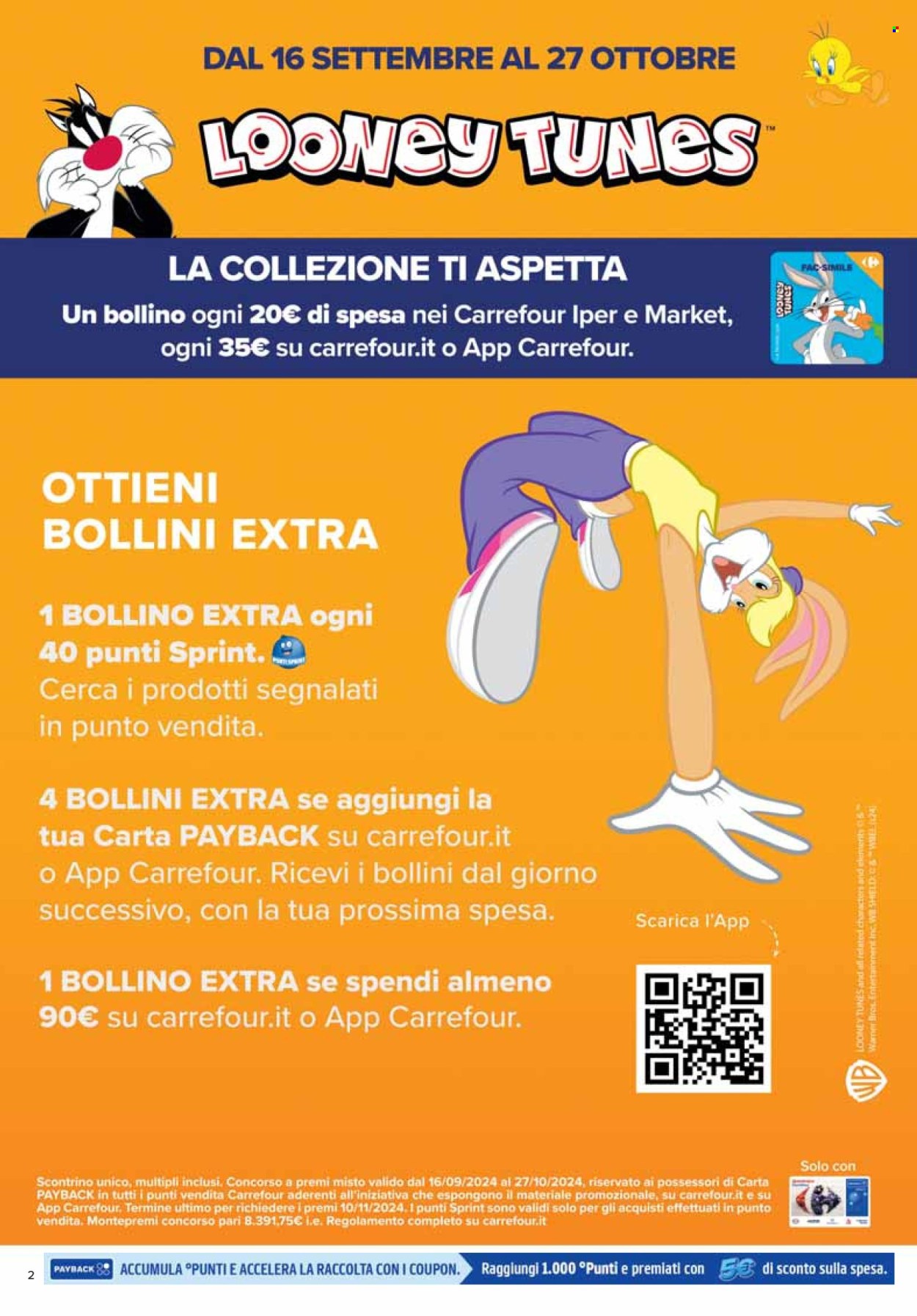 Volantino Carrefour - 26/9/2024 - 10/10/2024. Pagina 2