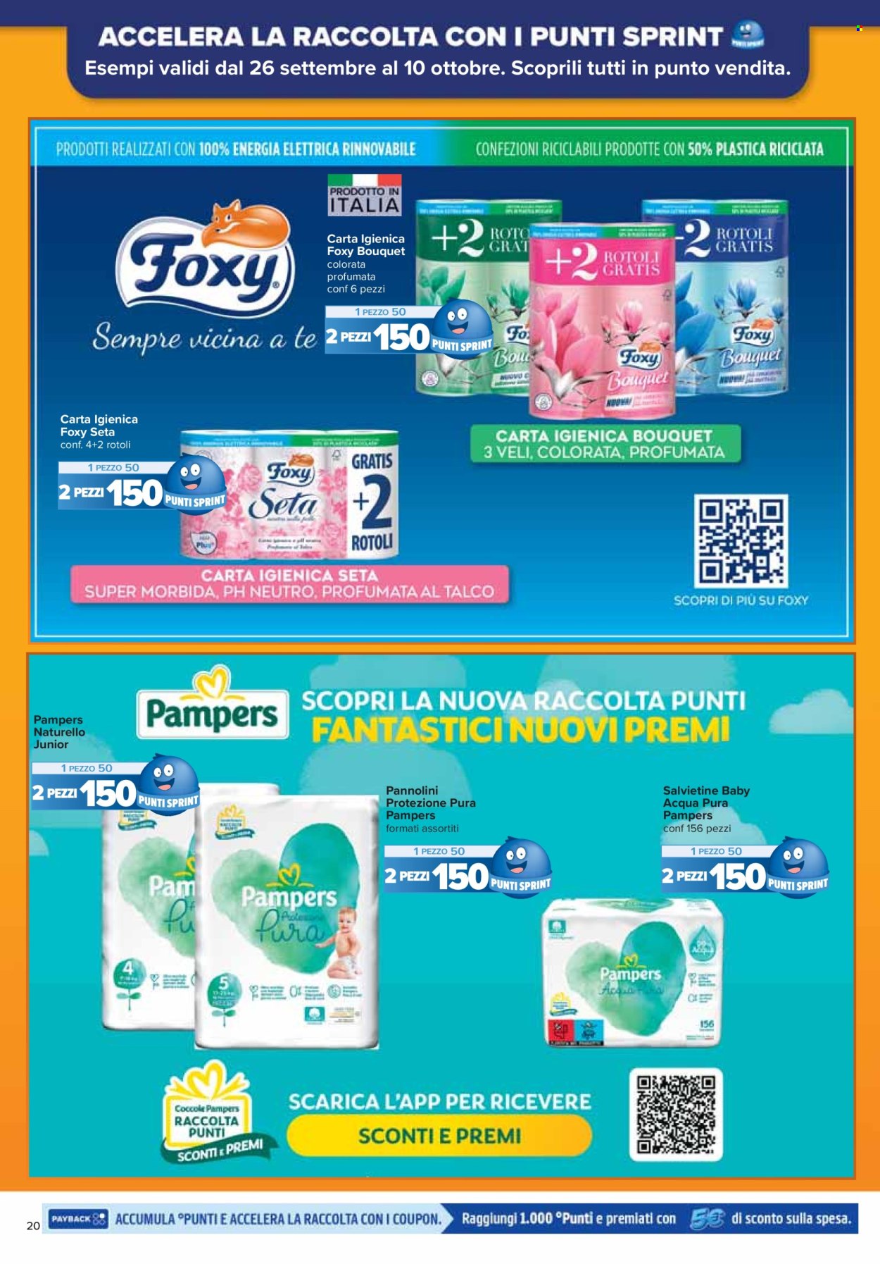 Volantino Carrefour - 26/9/2024 - 10/10/2024. Pagina 20