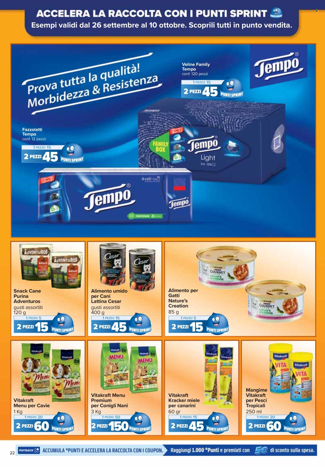 Volantino Carrefour - 26/9/2024 - 10/10/2024. Pagina 22