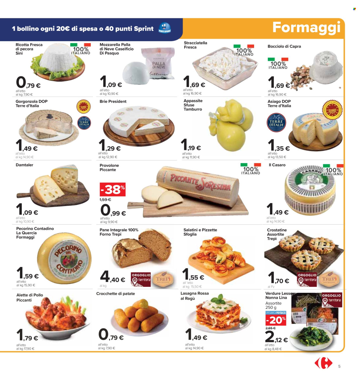 Volantino Carrefour - 26/9/2024 - 10/10/2024. Pagina 5