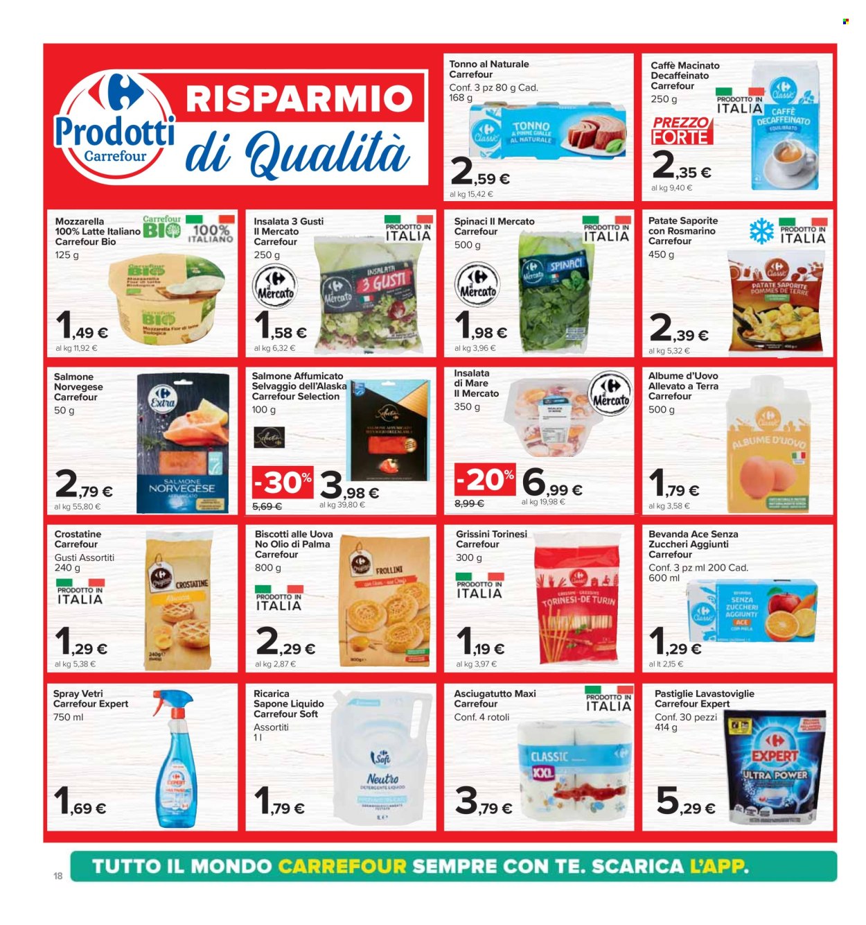 Volantino Carrefour - 26/9/2024 - 10/10/2024. Pagina 18