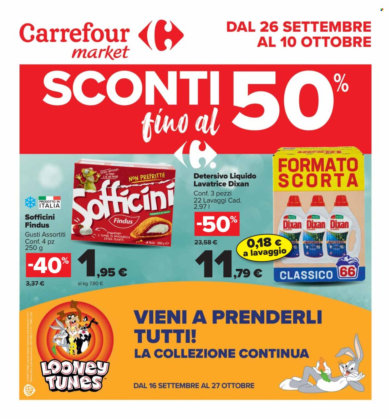 Volantino Carrefour - 26/9/2024 - 10/10/2024. Pagina 1