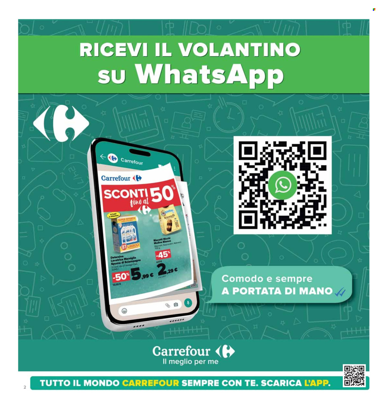 Volantino Carrefour - 26/9/2024 - 10/10/2024. Pagina 2